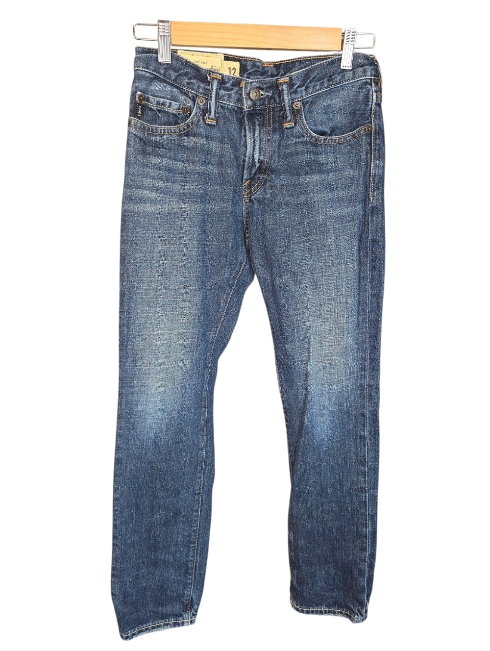 Abercrombie Kids The a&f Skinny Jeans Medium Wash Denim Girls Size 12